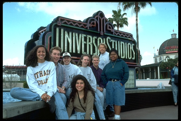 Students at Universal Studios